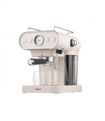 ARDESTO Кофеварка рожковая Vintage Dream 1.2л, молотый, ручной капучинатор, подогрев чашек, бежевый