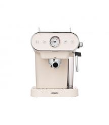ARDESTO Кофеварка рожковая Vintage Dream 1.2л, молотый, ручной капучинатор, подогрев чашек, бежевый