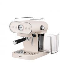 ARDESTO Кофеварка рожковая Vintage Dream 1.2л, молотый, ручной капучинатор, подогрев чашек, бежевый