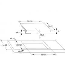 Gorenje Варочная поверхность индукционная, 60см, PowerBoost, TouchControl, StayWarm, блокировка от детей, черный