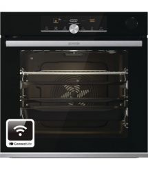 Gorenje Духовой шкаф электрический, 77л, A+,TouchFree, пар, дисплей, Wi-Fi упр, пиролиз, приготовл. на разн. уровнях, нерж