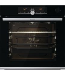 Gorenje Духовой шкаф электрический, 77л, A+,TouchFree, пар, дисплей, Wi-Fi упр, пиролиз, приготовл. на разн. уровнях, нерж