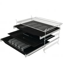 Gorenje Духовой шкаф электрический, 77л, A+,TouchFree, пар, дисплей, Wi-Fi упр, пиролиз, приготовл. на разн. уровнях, нерж