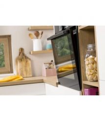 Gorenje Духовой шкаф электрический, 77л, A+,TouchFree, пар, дисплей, Wi-Fi упр, пиролиз, приготовл. на разн. уровнях, нерж