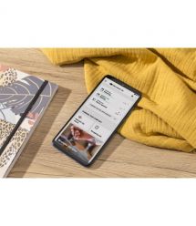 Gorenje Духовой шкаф электрический, 77л, A+,TouchFree, пар, дисплей, Wi-Fi упр, пиролиз, приготовл. на разн. уровнях, нерж