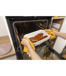 Gorenje Духовой шкаф электрический, 77л, A+,TouchFree, пар, дисплей, Wi-Fi упр, пиролиз, приготовл. на разн. уровнях, нерж