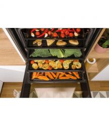 Gorenje Духовой шкаф электрический, 77л, A+,TouchFree, пар, дисплей, Wi-Fi упр, пиролиз, приготовл. на разн. уровнях, нерж