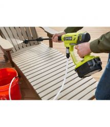Ryobi Минимойка высокого давления аккумуляторная ONE+ RY18PW22A-0 18В 22бар 182л/ч 22кг без АКБ и ЗУ