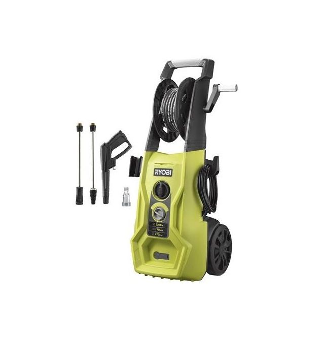 Ryobi Минимойка высокого давления RY170PWA 2500Вт 170бар 470л/ч шланг 10м 24кг