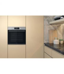 Whirlpool Духовой шкаф электрический, 71л, A+, дисплей, конвекция, телескопические направляющие, нерж