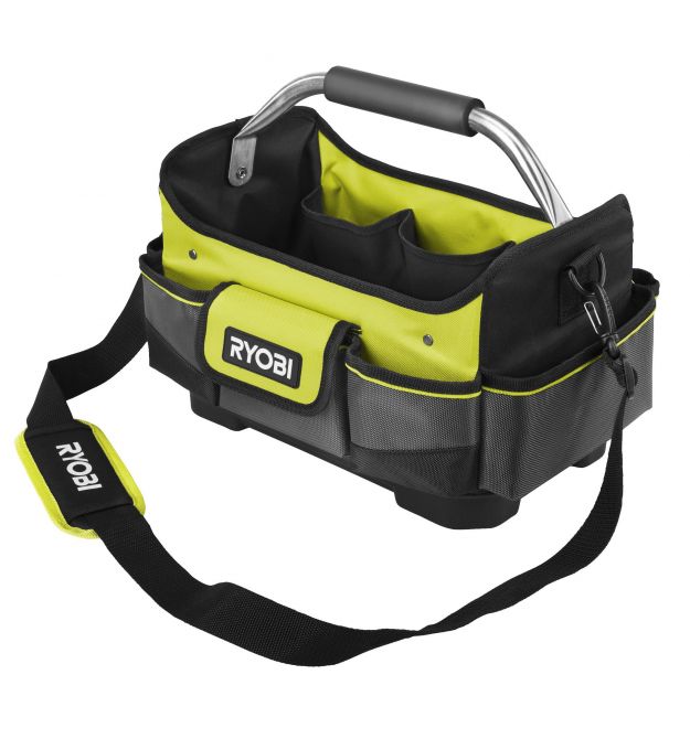 Ryobi Сумка для инструмента RSSSOT1, 17л, открытая, жесткая конструкция, полиэстер, 25х32х20см
