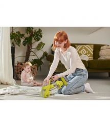 Ryobi Пылесос аккумуляторный моющий ONE+ RDC18-0 18В 17Вт контейнер для воды чистая/грязная 0.12/0.2л 2.5кг без АКБ и ЗУ