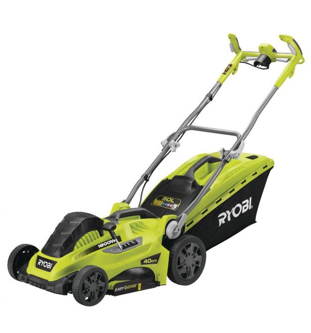 Ryobi Газонокосилка сетевая RLM18E40H 1800Вт 40см 50л 20-70мм 13кг