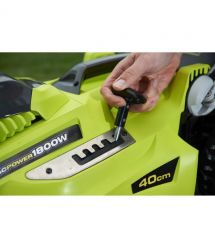 Ryobi Газонокосилка сетевая RLM18E40H 1800Вт 40см 50л 20-70мм 13кг