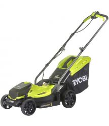 Ryobi Газонокосилка аккумуляторная ONE+ RLM18X33B-40 18В акб 1х4А·ч 33см 35л 25-65мм 8.7кг