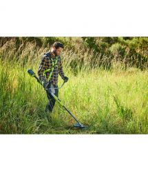 Ryobi Триммер садовый аккумуляторный Max Power RBC36X26BG2-0 36В 26см нож/леска 30см эргоремни Vertebrae 3.7кг без АКБ и ЗУ