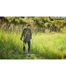 Ryobi Триммер садовый аккумуляторный Max Power RBC36X26BG2-0 36В 26см нож/леска 30см эргоремни Vertebrae 3.7кг без АКБ и ЗУ