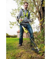 Ryobi Триммер садовый аккумуляторный Max Power RBC36B26B 36В 26см нож/леска 30см эргоремни Vertebrae 3.7кг без АКБ и ЗУ