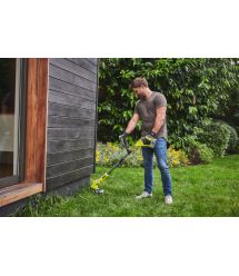 Ryobi Триммер садовый аккумуляторный ONE+ OLT1832 18В 25-30см телескоп.штанга регулировка угла наклона 2.3кг без АКБ и ЗУ