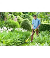 Ryobi Триммер садовый аккумуляторный ONE+ OLT1832 18В 25-30см телескоп.штанга регулировка угла наклона 2.3кг без АКБ и ЗУ