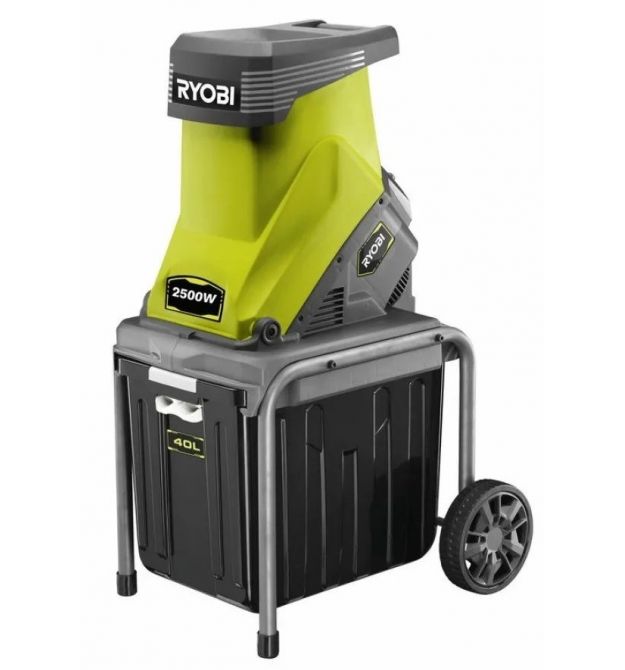 Ryobi Измельчитель садовый сетевой RSH2545B 2500Вт 45мм 40л нож 13.4кг