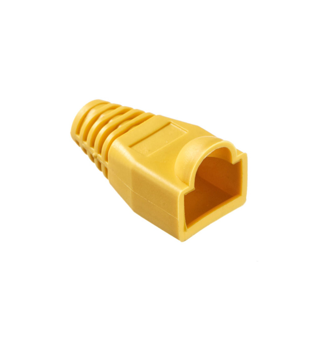Ковпачок ізолюючий Merlion RJ-45 Yellow (100 шт - уп.)