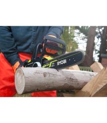 Ryobi Пила цепная аккумуляторный RCS1830-140B, шина 30 см, 18В ONE+, АКБ 4.0Ач+ЗУ, бесщеточная