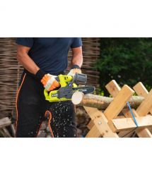 Ryobi Пила цепная аккумуляторная ONE+ RY18CS20A-125 18В акб 1х2.5А·ч ЗУ 20см 2.3кг
