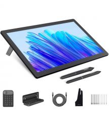 Huion Графический монитор 19" Kamvas Pro 19,4K USB-Cх2, 3.5 mini-jack, серый тёмный