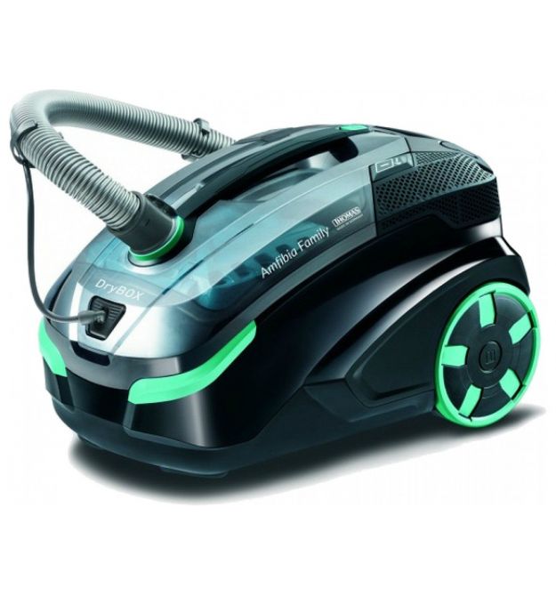 Thomas Пылесос моющий Amfibia Family, 1700Вт, конт пыль -1,8л, вода -2,6л, HEPA 13, Aqua-Box, салатовый