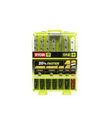 Ryobi Пилочки для лобзика Ryobi RAK10JSBWM 5132002811, набор 10 шт, для дерева и металла