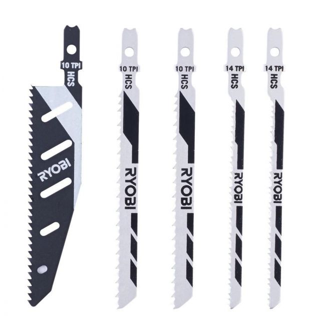 Ryobi Пилочки для лобзика RAK05JSBFC, набор 5шт