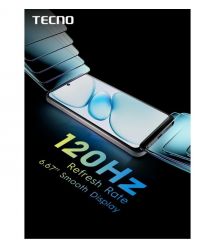 TECNO Смартфон Spark Go 1 (KL4) 6.67" 3/128ГБ, 2SIM, 5000мА•ч, Startrail Black