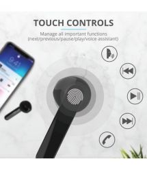 Trust Наушники Primo Touch True Wireless Mic Black