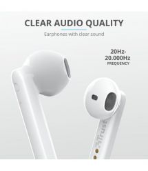 Trust Наушники Primo Touch True Wireless Mic White