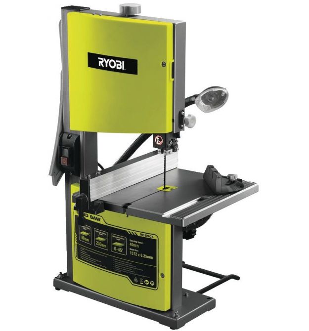 Ryobi Пилка ленточная RBS904, 350Вт, ВхШ реза 80х230мм, 19.6кг