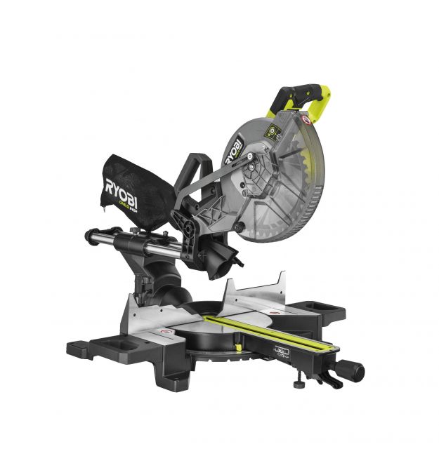 Ryobi Пила торцовочная RMS18254X-0, аккумуляторная, 18В ONE+ НР, с протяжкой, диск 254мм, 14кг, без АКБ и ЗП