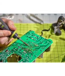 Ryobi Паяльник аккумуляторный USB Lithium RSI4-120G 4В 2А·ч 460°С светодиодная подсветка 0.1кг