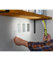 Ryobi Фонарь инспекционный аккумуляторный USB Lithium RLI4-120G, 4В, 2А·ч, 650лм, 3 режима, магнит, зажим 0.17кг