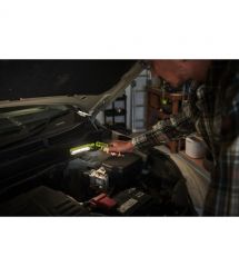 Ryobi Фонарь инспекционный аккумуляторный USB Lithium RLI4-120G, 4В, 2А·ч, 650лм, 3 режима, магнит, зажим 0.17кг