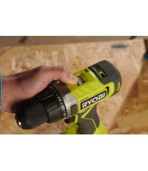 Ryobi Шуруповерт-дрель аккумуляторный ONE+ RDD18-2C415S 18В 1х4А·ч 1х1.5А·ч ЗУ 52Нм 450·1750об·мин 1.3кг сумка
