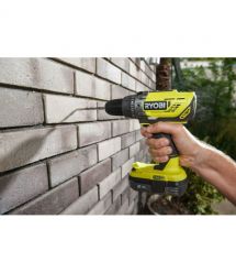 Ryobi Шуруповерт-дрель ударный аккумуляторный ONE+ R18PD3-242S 18В 1х2А·ч 1х4А·ч ЗУ 50Нм 500·1800об·мин 1.3кг сумка