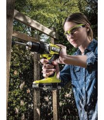 Ryobi Шуруповерт-дрель ударный аккумуляторный ONE+ HP RPD18X-242S 18В 1х2А·ч 1х4А·ч ЗУ 95Нм 500·2100об·мин 1.3кг сумка