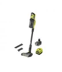 Ryobi Пылесос аккумуляторный ONE+ HP RSV18X-1X40G 18В 1х4А·ч 90Вт 20кПа контейнер 0.8л HEPA12 3.1кг