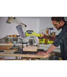 Ryobi Пила торцовочная аккумуляторная ONE+ R18MS216-0 18В диск 216мм лазер 14.4кг без АКБ и ЗУ