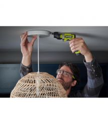 Ryobi Отвертка аккумуляторная USB Lithium RSD4-120TA2 4В 1х2А·ч 5Нм 200об·мин 2 насадки 10 бит 0.31кг кейс