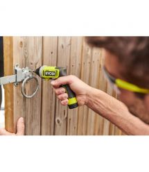 Ryobi Отвертка аккумуляторная USB Lithium RSD4-120TA2 4В 1х2А·ч 5Нм 200об·мин 2 насадки 10 бит 0.31кг кейс