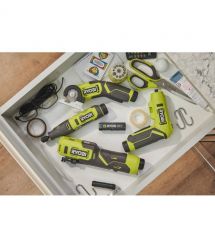 Ryobi Отвертка аккумуляторная USB Lithium RSD4-120TA2 4В 1х2А·ч 5Нм 200об·мин 2 насадки 10 бит 0.31кг кейс