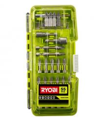 Ryobi Набор бит RAK55DK 55шт кейс
