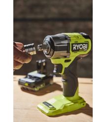 Ryobi Гайковерт ударный аккумуляторный ONE+ HP RIW18C-0 18В 2800об·мин 450Нм 1/2" 4 скорости 1.2кг без АКБ и ЗУ